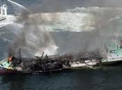Huge Explosion Japanese Tanker