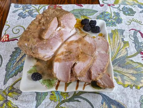 Sweet Apple and Rosemary Slow Cooker Pork Leg Roast (SCD, Paleo, GAPS, Pork)