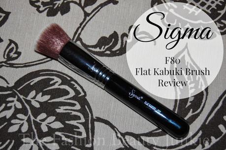 Beauty Review: Sigma F80 Kabuki Brush