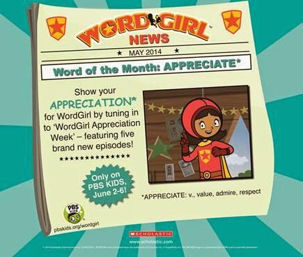 Tune In for WordGirl Appreciation Week ~ Plus, Read These Tips to Teach Your Kids About Appreciation!