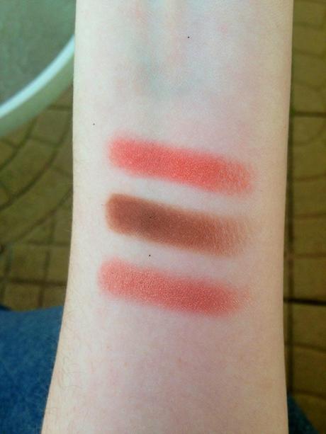 MAC Coppering, Expensive Pink, and Sable