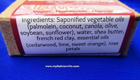 Ingredient list - homemade soap