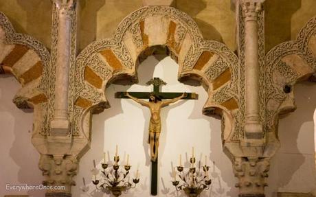 Cordoba Mezquita Moorish Architecture and Christian Crosses