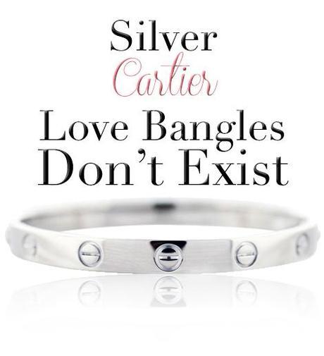 Cartier sterling silver love bangle copy