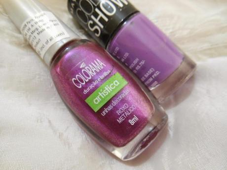 NOTD : Orchid Nails with Maybelline India