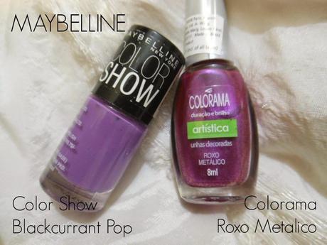 NOTD : Orchid Nails with Maybelline India