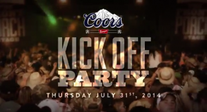 Coors Banquet Kick Off Party