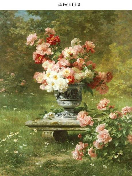 Louis Marie Lemaire's Peonies in an Urn