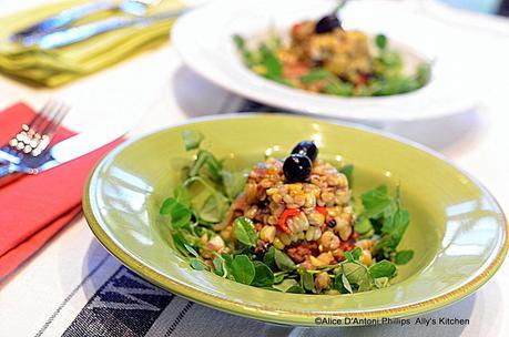 Chana Masala Pork & Corn Confit with Pea Sp