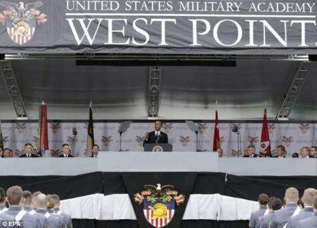 Obama at West Point: speech panned by media; 25% standing ovation