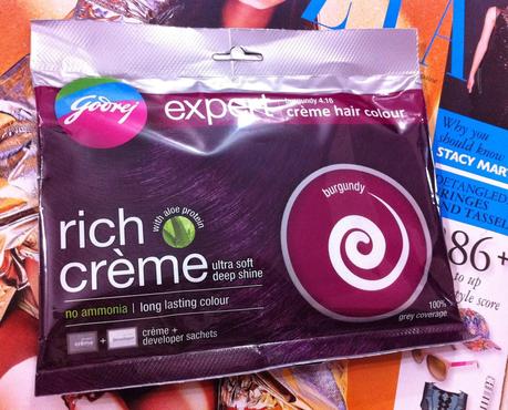 Godrej Expert Rich Creme Hair Color Burgundy - Review