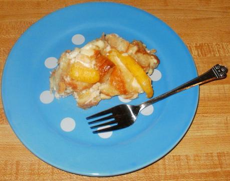 Peaches and Cream Croissant Bread Pudding and Visiting the Zoo