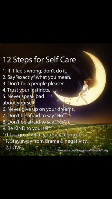 selfcare steps