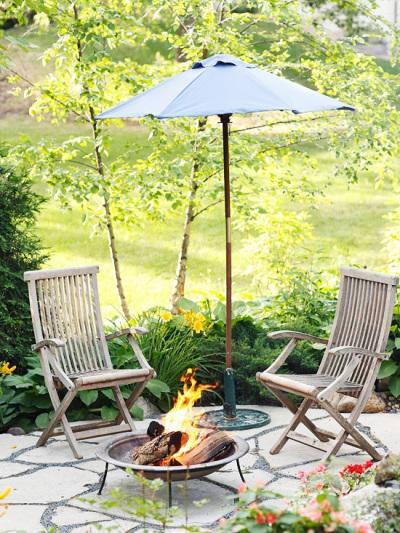 patio firepit ideas