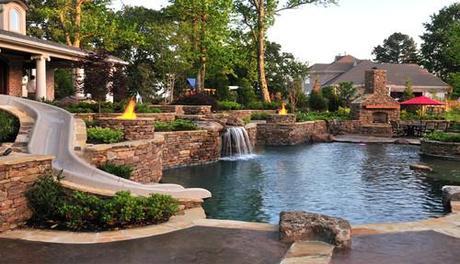 Traditional Pool by Louisville Pools & Spas J. Brownlee Design