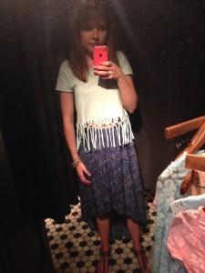 Maxi skirts and fringed crop tops are pretty damn hippie. 