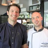 Manager Nick Harrison and Chef Alexis Gielbaum