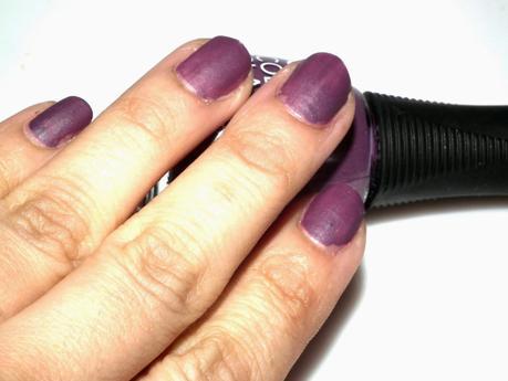 Orly Satin Matte Nail Polish Purple Swatches 