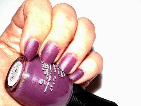 Orly Satin Matte Nail Polish Purple Swatches 