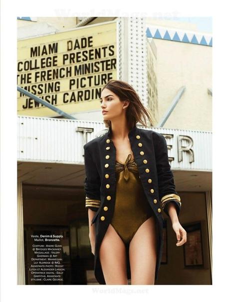 Lily Aldridge For Glamour Magazine, France, July 2014