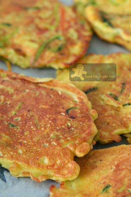 Healthy Lunch Box Ideas: Paula Deen's Zucchini Custard Slices / Vegetable Pancakes