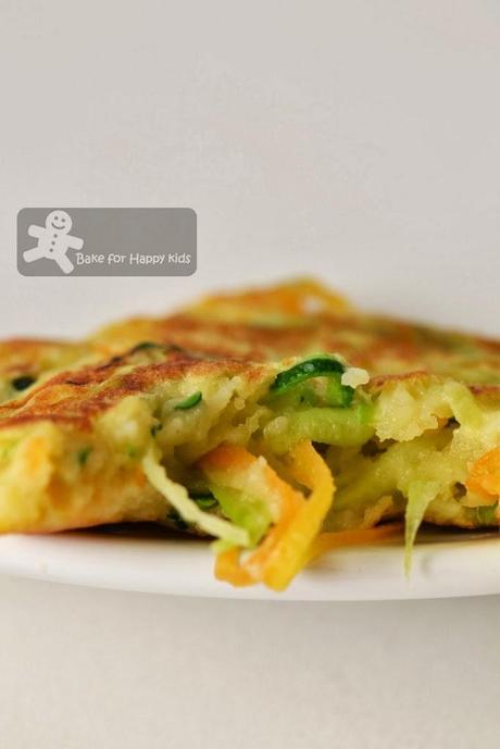 Healthy Lunch Box Ideas: Paula Deen's Zucchini Custard Slices / Vegetable Pancakes