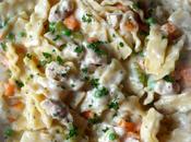 Skillet Creamed Chicken Noodles