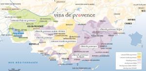 The wine regions of Provence. | Image: Courtesy Vins de Provence.