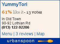 YummyTori on Urbanspoon