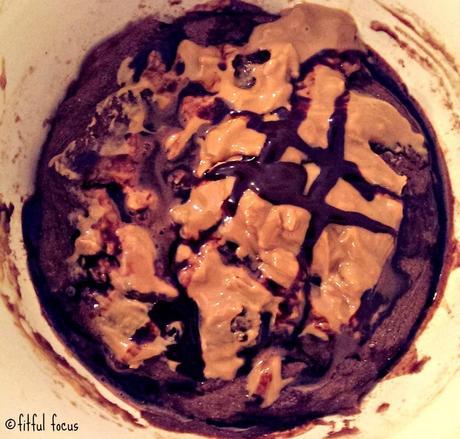 A Chocolate and Vanilla MMAZ with Vega Better With Veggies Single Serving Double Chocolate Protein Cake2