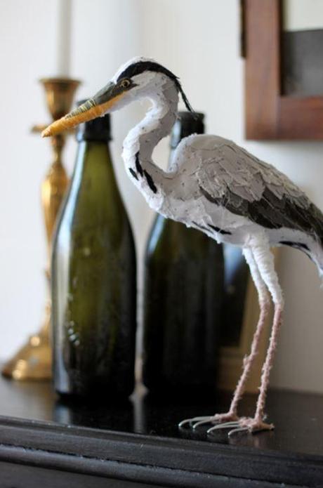 Abigail Brown Textile Art- handmade birds via MiaFleur