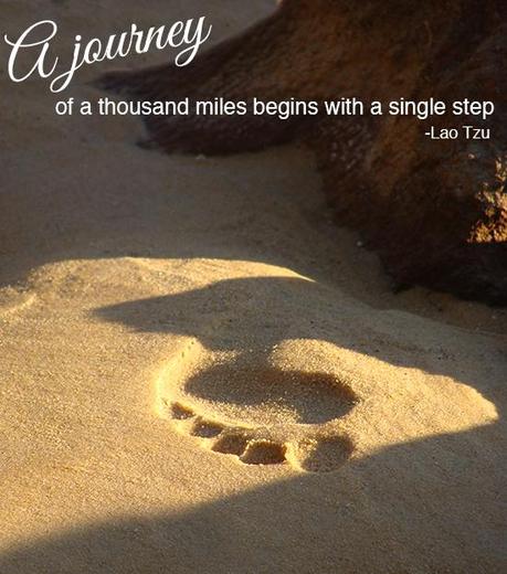 A Journey of a Thousand Miles Begins with a Single Step via MiaFleur