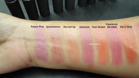 Swatch Santa - MAC PatentPolish Lip Crayons (Launching this June)