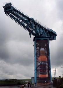 Whyte and Mackay whisky pub small scotland Clydebank Titan crane food drink Glasgow blog