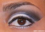 Face Of The Day: Smoky Silver Eye + Nude Lips