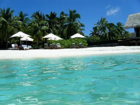 Maldives water bungalow
