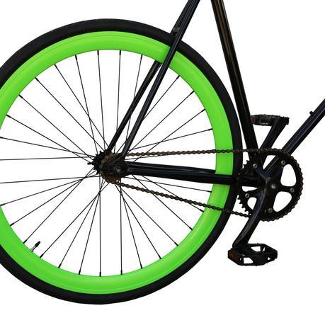 Atir Cycles. Premium Chromoly. Single Speed. Black & Green