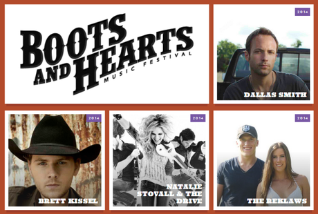 Boots and Hearts 2014 Thursday Line Up