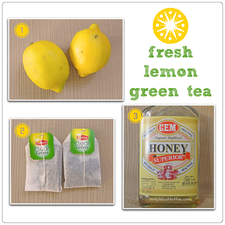 Fresh Lemon Iced Green Tea