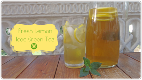 Fresh Lemon Iced Green Tea