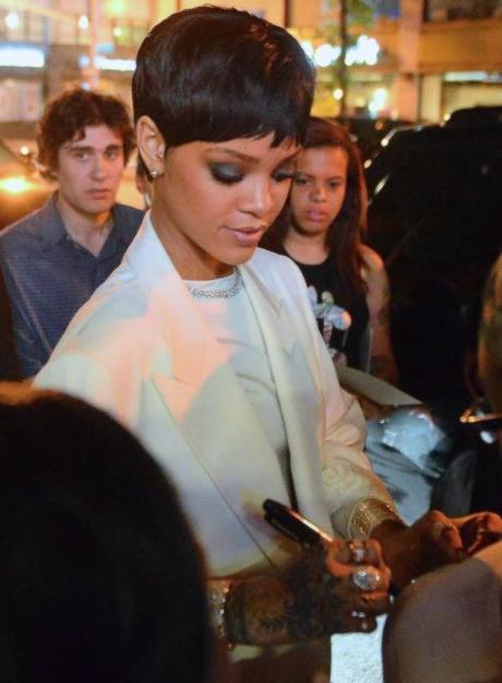 Rihanna Spotted After CFDA Awards