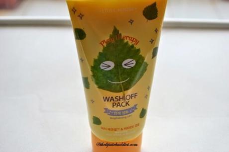 Product Review :: Etude House Play Therapy Yellow Bright Up Wash Off Pack