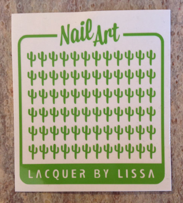 Vinyl Nail Decals from Lacquer by Lissa