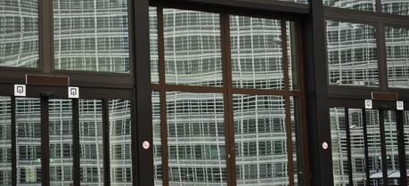 European Commission building, reflected in EU Council windows