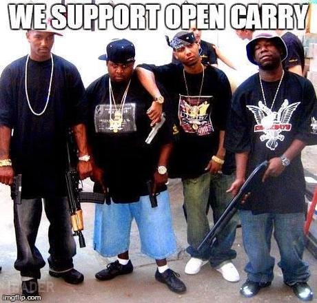 They must must be solid citizens--they have guns!