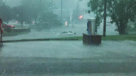 Hail's destructive path in the Midwest