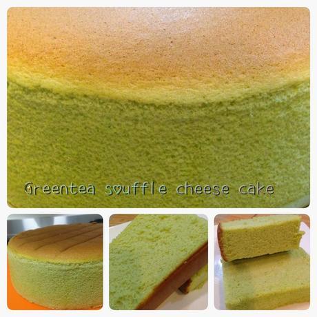 Greentea Souffle Cheesecake