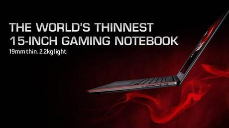 ASUS Unveils World’s Thinnest 4K Gaming Notebook – GX500 world's thinnest gaming laptop