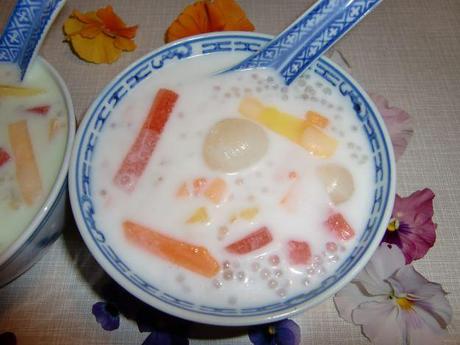 Tapioca pearls for dessert