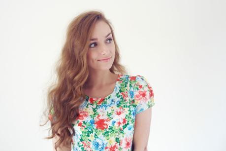 OOTD | Floral Tea Dress